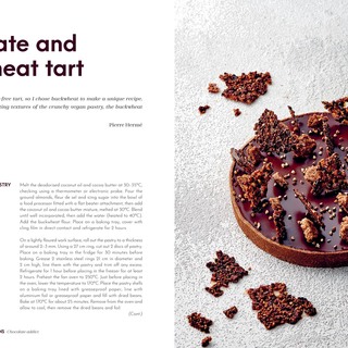 Pierre herme vegan pastry   chocolate and buckwheat tart spread