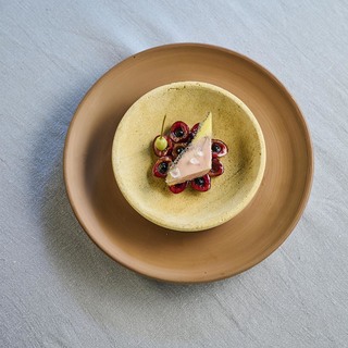 1. leithaberg sour cherry   goose liver   poppy seeds