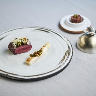 3. venison   elderflower   asparagus