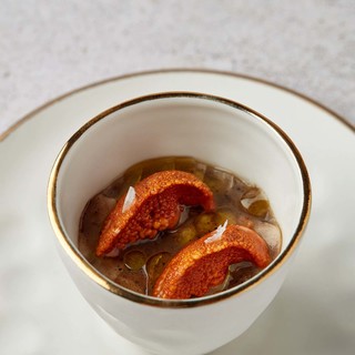 Come gelatina caliente ceps y erizo  photo  corinalanda 